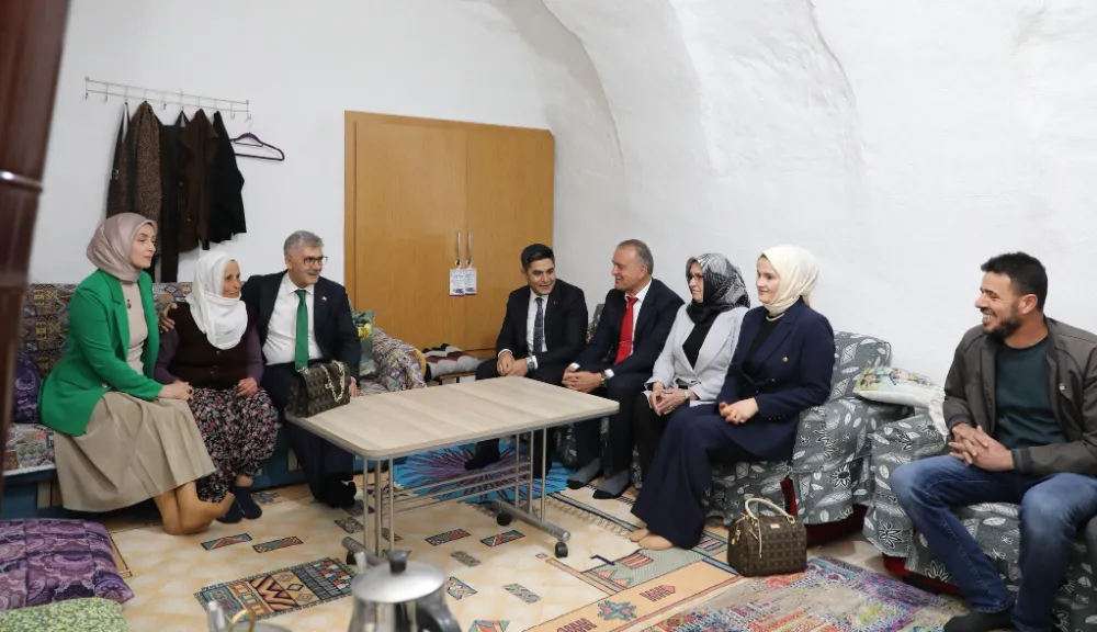 Şehit ailesine anlamlı ziyaret 